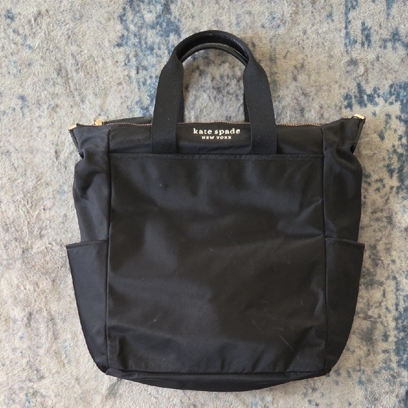 kate spade Other - Kate Spade Sleek Black Convertible Backpack Tote